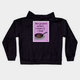 Bacon pun Kids Hoodie